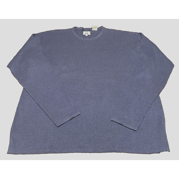 Cousin Johnny Womens Sweater Size Large Linen Blend Knit Long Sleeve Crew Neck - Picture 1 of 8